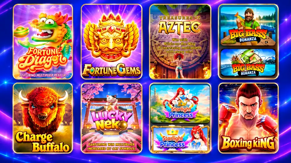 Jogos em alta no APP FBBET